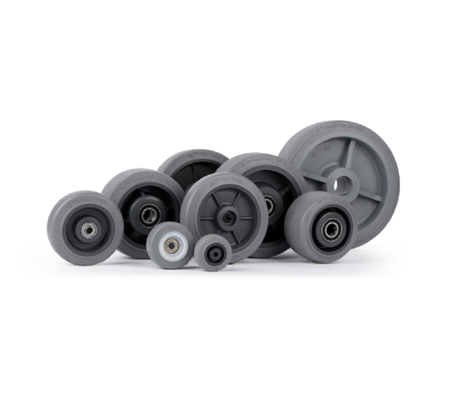 Mirage Rubber/Plastic center wheels 